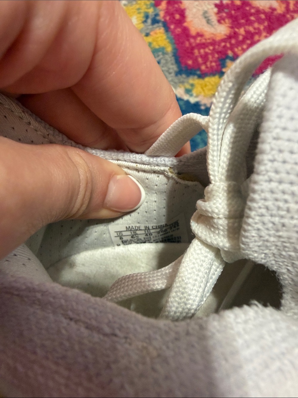 Adidas Ultraboost 22 White Gradient Womens size 8 tennis shoes pink blue - Picture 9 of 9